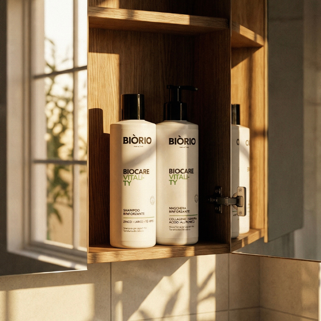 Kit Rinforzante Shampoo + Maschera per Capelli Fini e Tendenti alla Caduta  Cute Sana & Fibra Forte Biocarevitality