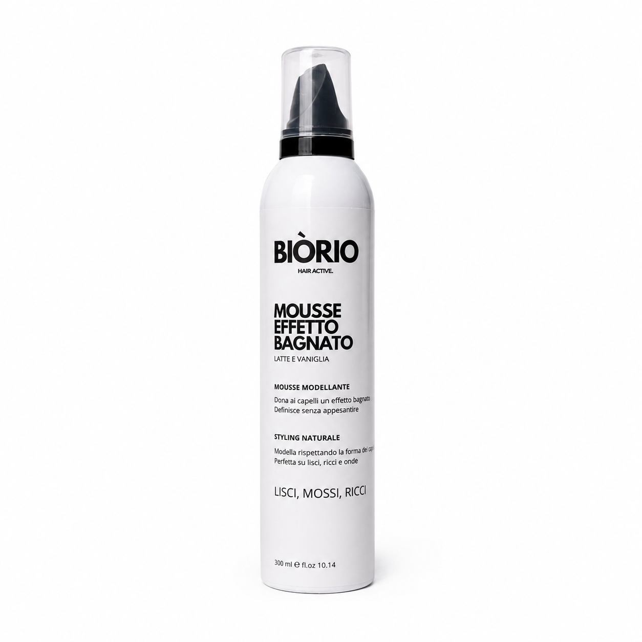 Wet look mousse